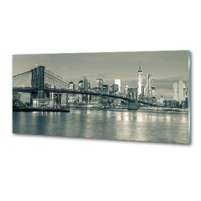 Rivestimento parete cucina con motivo ispirato a Manhattan, New York