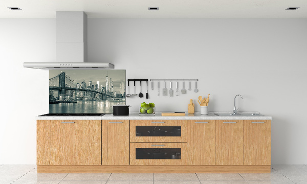Rivestimento parete cucina con motivo ispirato a Manhattan, New York