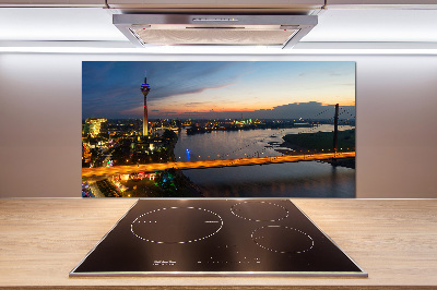 Pannello retrocucina con motivo ispirato a Düsseldorf, Germania