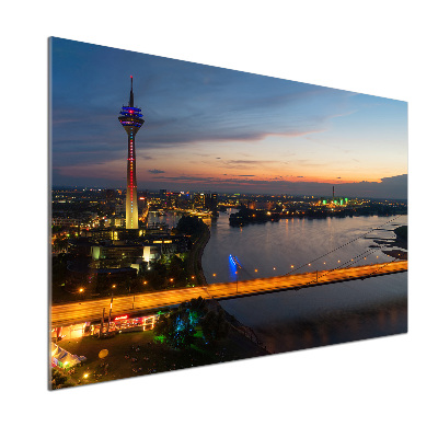 Pannello retrocucina con motivo ispirato a Düsseldorf, Germania