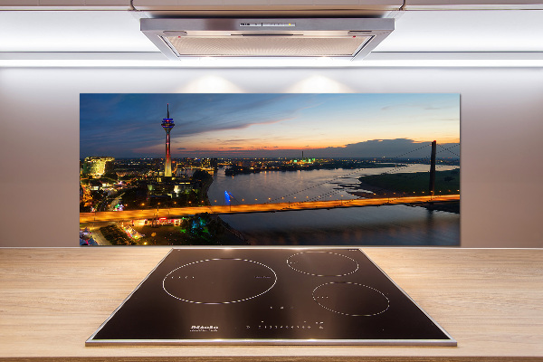 Pannello retrocucina con motivo ispirato a Düsseldorf, Germania