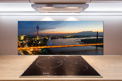 Pannello retrocucina con motivo ispirato a Düsseldorf, Germania