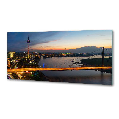 Pannello retrocucina con motivo ispirato a Düsseldorf, Germania