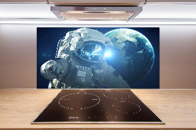 Pannello retrocucina con stampa Cosmonauta