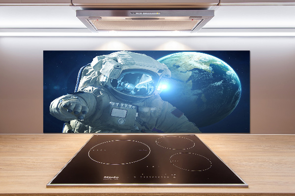 Pannello retrocucina con stampa Cosmonauta