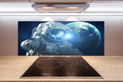 Pannello retrocucina con stampa Cosmonauta