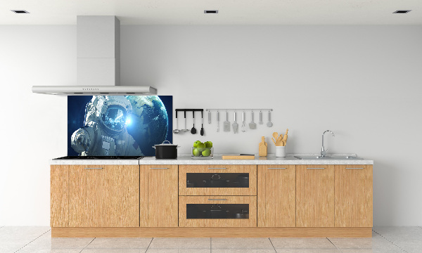 Pannello retrocucina con stampa Cosmonauta