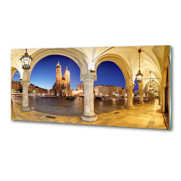 Pannello paraschizzi cucina con motivo ispirato a Cracovia, Polonia