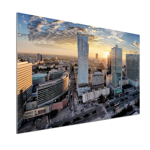 Rivestimento parete cucina con design ispirato a Varsavia, Polonia