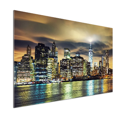 Pannello paraschizzi cucina con stampa raffigurante Manhattan, New York