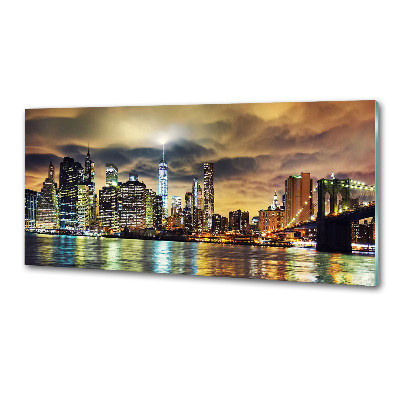 Pannello paraschizzi cucina con stampa raffigurante Manhattan, New York