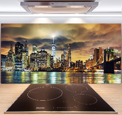 Pannello paraschizzi cucina con stampa raffigurante Manhattan, New York