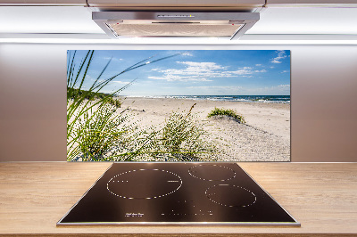 Pannello retrocucina con stampa raffigurante la spiaggia di Mrzeżyno