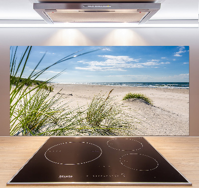 Pannello retrocucina con stampa raffigurante la spiaggia di Mrzeżyno