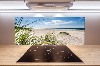 Pannello retrocucina con stampa raffigurante la spiaggia di Mrzeżyno