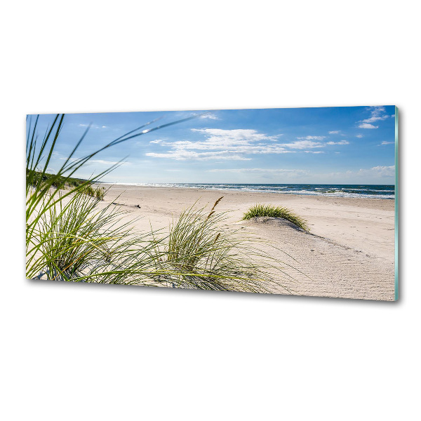 Pannello retrocucina con stampa raffigurante la spiaggia di Mrzeżyno