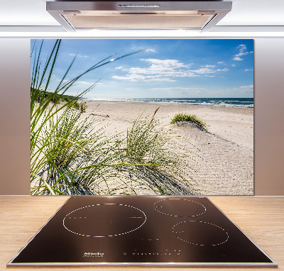 Pannello retrocucina con stampa raffigurante la spiaggia di Mrzeżyno