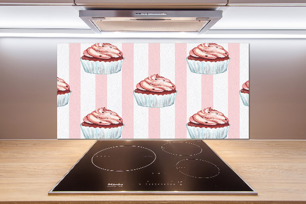 Pannello paraschizzi cucina con motivo cupcakes