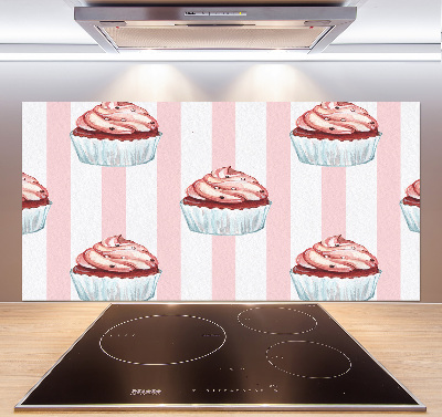 Pannello paraschizzi cucina con motivo cupcakes