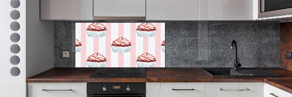 Pannello paraschizzi cucina con motivo cupcakes