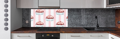 Pannello paraschizzi cucina con motivo cupcakes