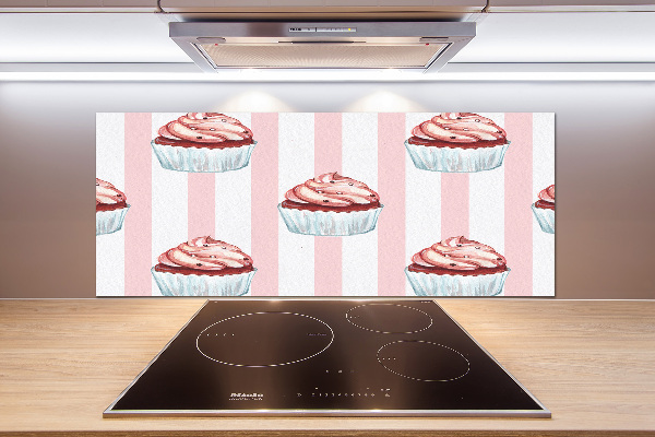Pannello paraschizzi cucina con motivo cupcakes