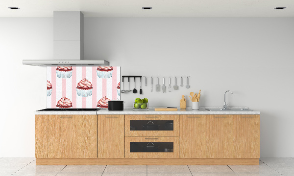 Pannello paraschizzi cucina con motivo cupcakes