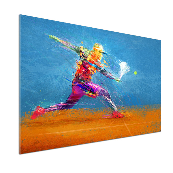 Pannello retrocucina in stile tennista