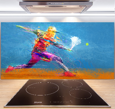 Pannello retrocucina in stile tennista