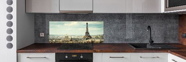 Pannello retrocucina con stampa della Torre Eiffel di Parigi