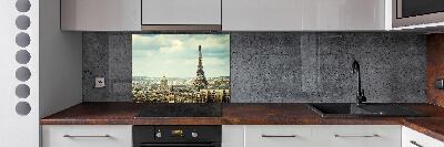 Pannello retrocucina con stampa della Torre Eiffel di Parigi