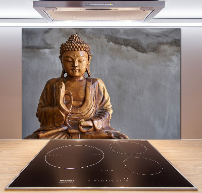 Rivestimento parete cucina con motivo di Buddha appeso