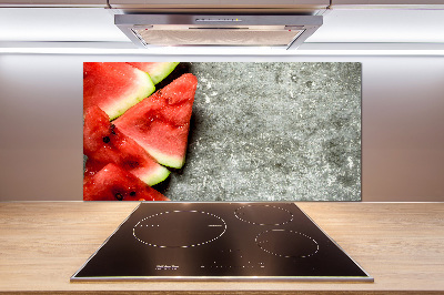 Rivestimento parete cucina con decorazione a fette di anguria