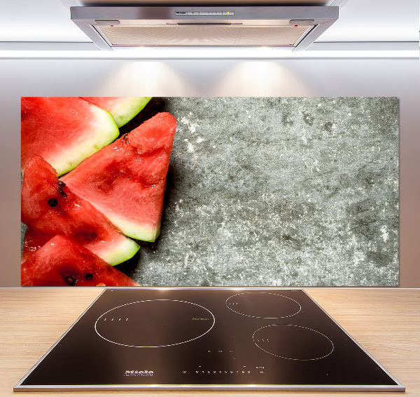 Rivestimento parete cucina con decorazione a fette di anguria