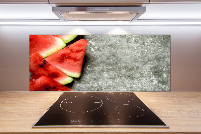 Rivestimento parete cucina con decorazione a fette di anguria