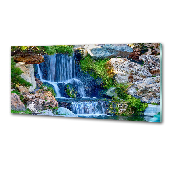 Rivestimento parete cucina con motivo a cascata