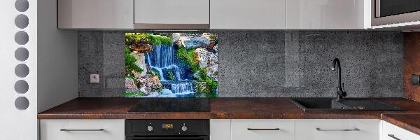 Rivestimento parete cucina con motivo a cascata