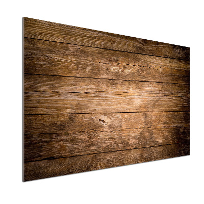 Pannello paraschizzi cucina con motivo in legno