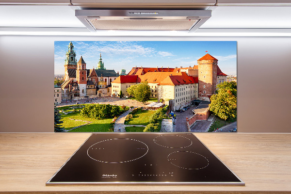 Rivestimento parete cucina con motivo ispirato a Cracovia, Polonia