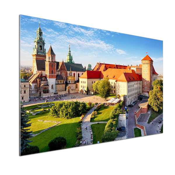 Rivestimento parete cucina con motivo ispirato a Cracovia, Polonia