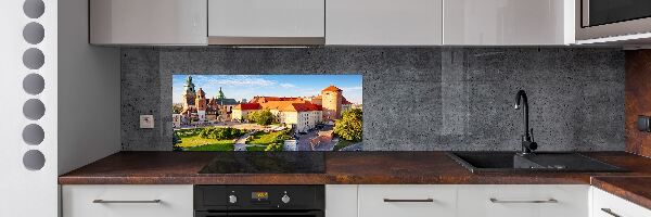 Rivestimento parete cucina con motivo ispirato a Cracovia, Polonia