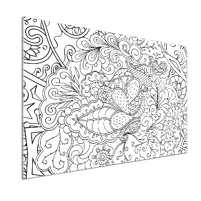 Rivestimento parete cucina con ornamenti