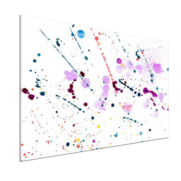 Pannello paraschizzi cucina con motivo a punti astratti