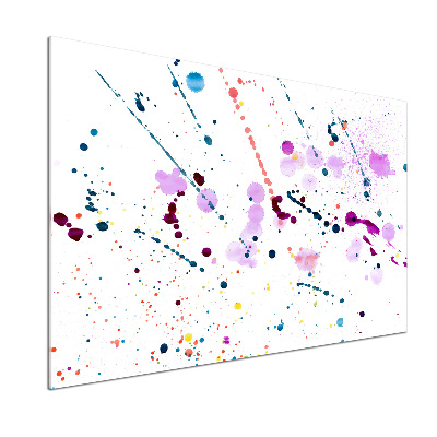 Pannello paraschizzi cucina con motivo a punti astratti