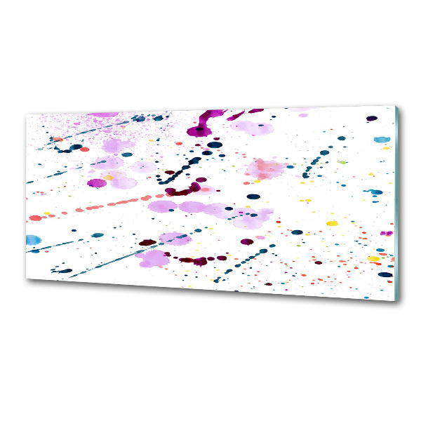 Pannello paraschizzi cucina con motivo a punti astratti