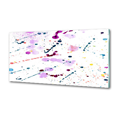 Pannello paraschizzi cucina con motivo a punti astratti