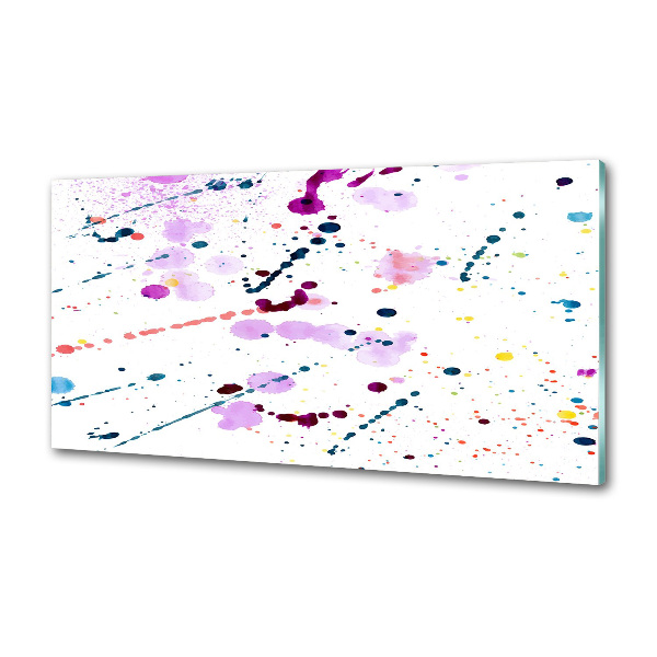 Pannello paraschizzi cucina con motivo a punti astratti