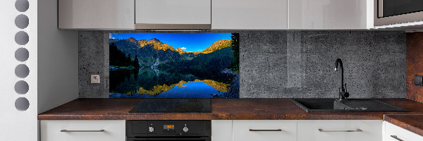 Pannello retrocucina con motivo Monti Tatra