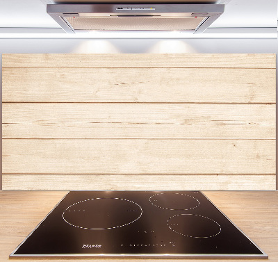 Pannello paraschizzi cucina con motivo effetto legno