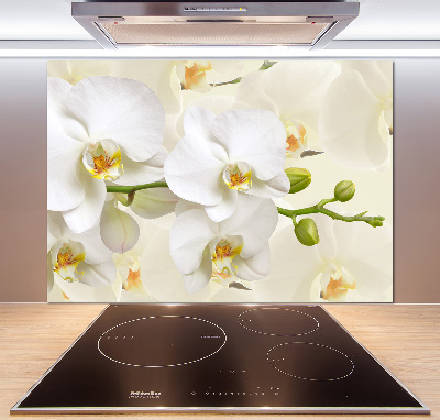 Pannello retrocucina con motivo orchidea